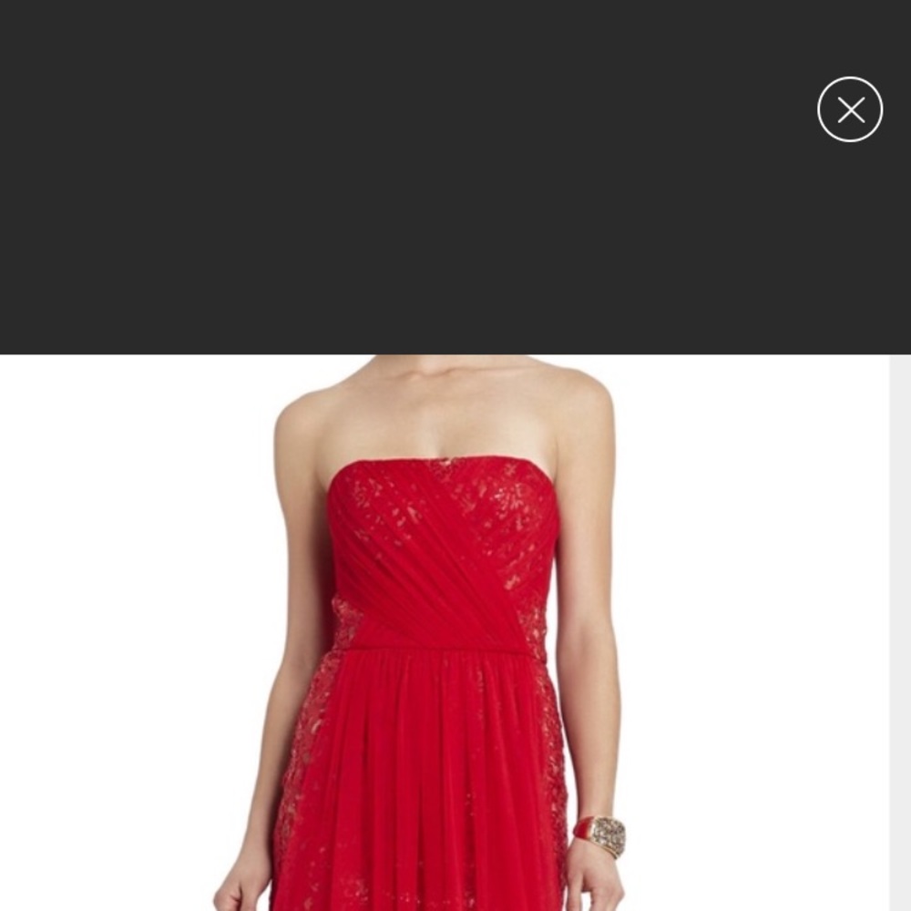 BCBG Red Sequin Dress